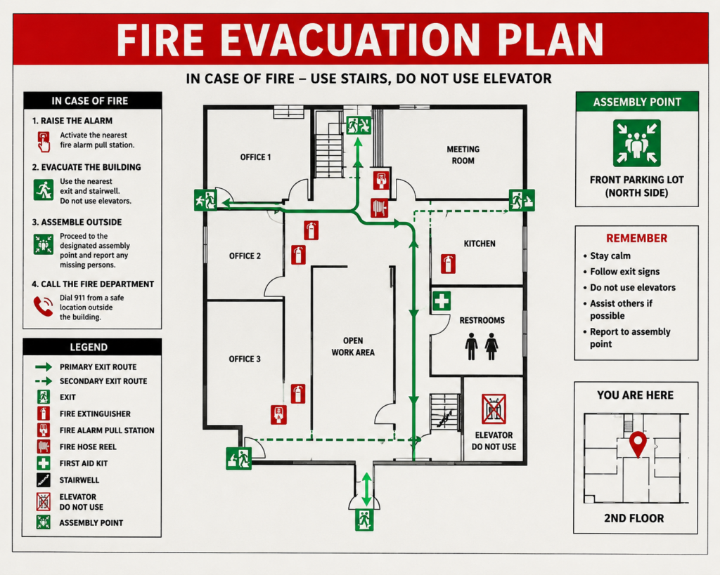 fire evacuation plan
